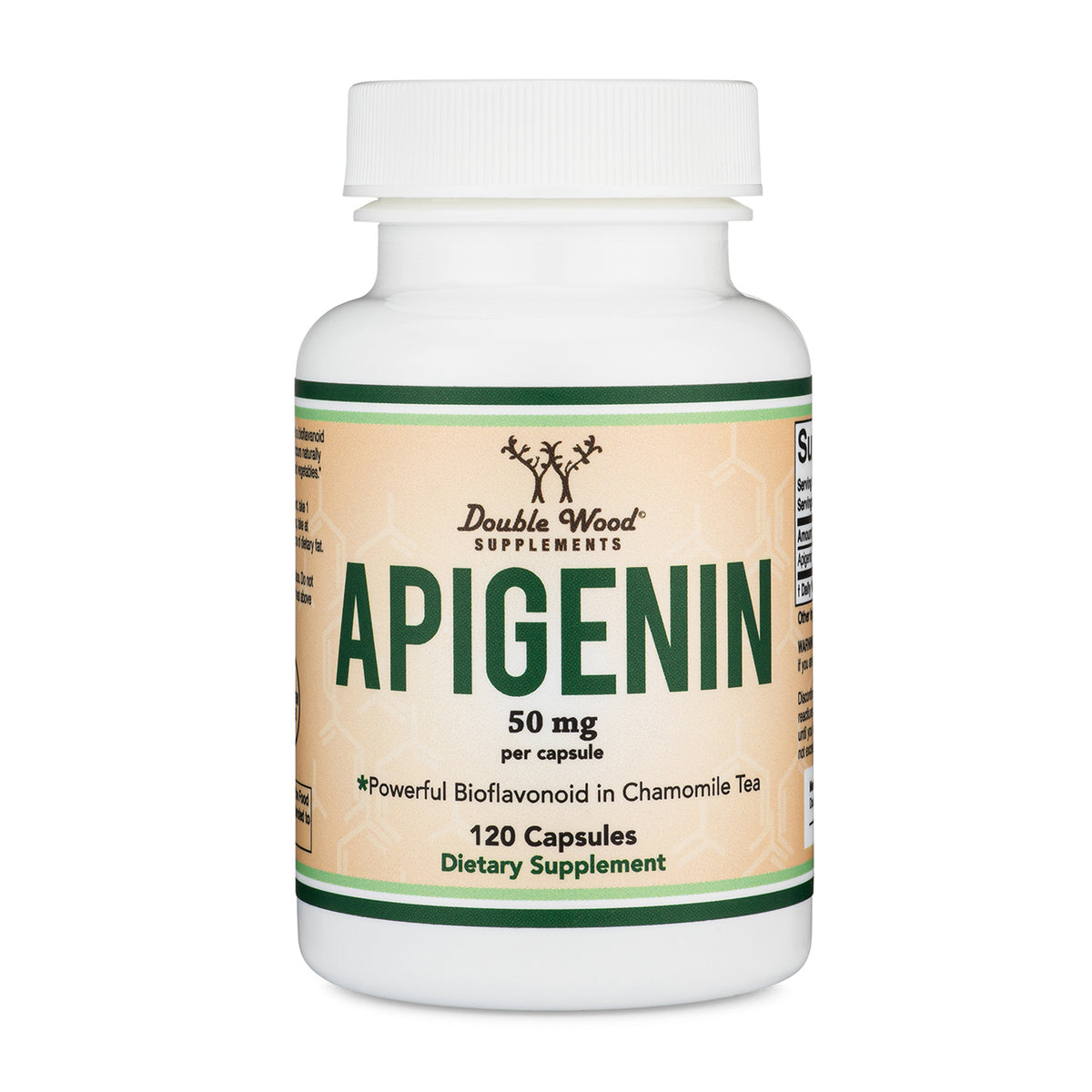 50 mg apigenin capsules, the Huberman-approved sleep dose in a two-month supply