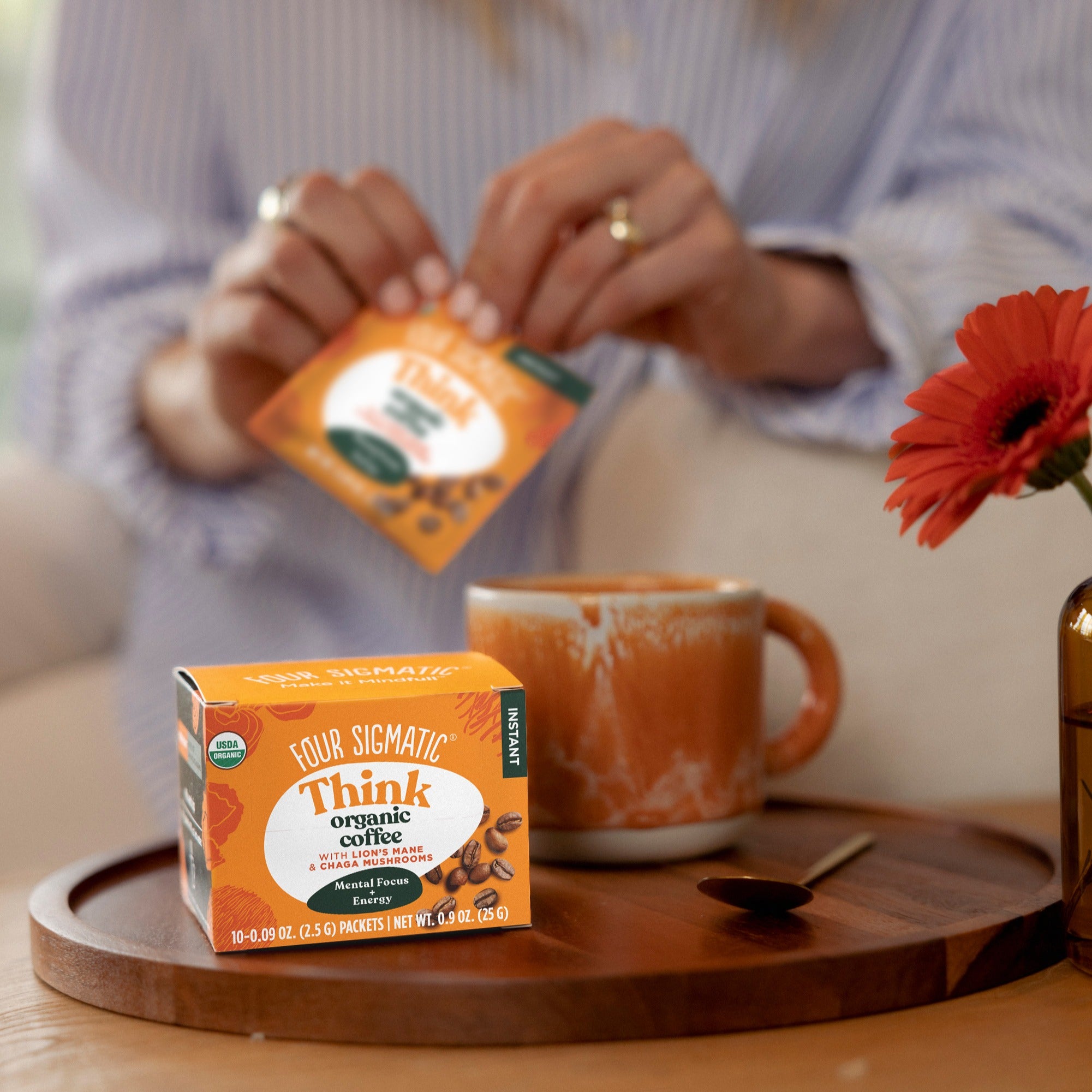 Lion's mane instant coffee that doesn't taste like mushrooms