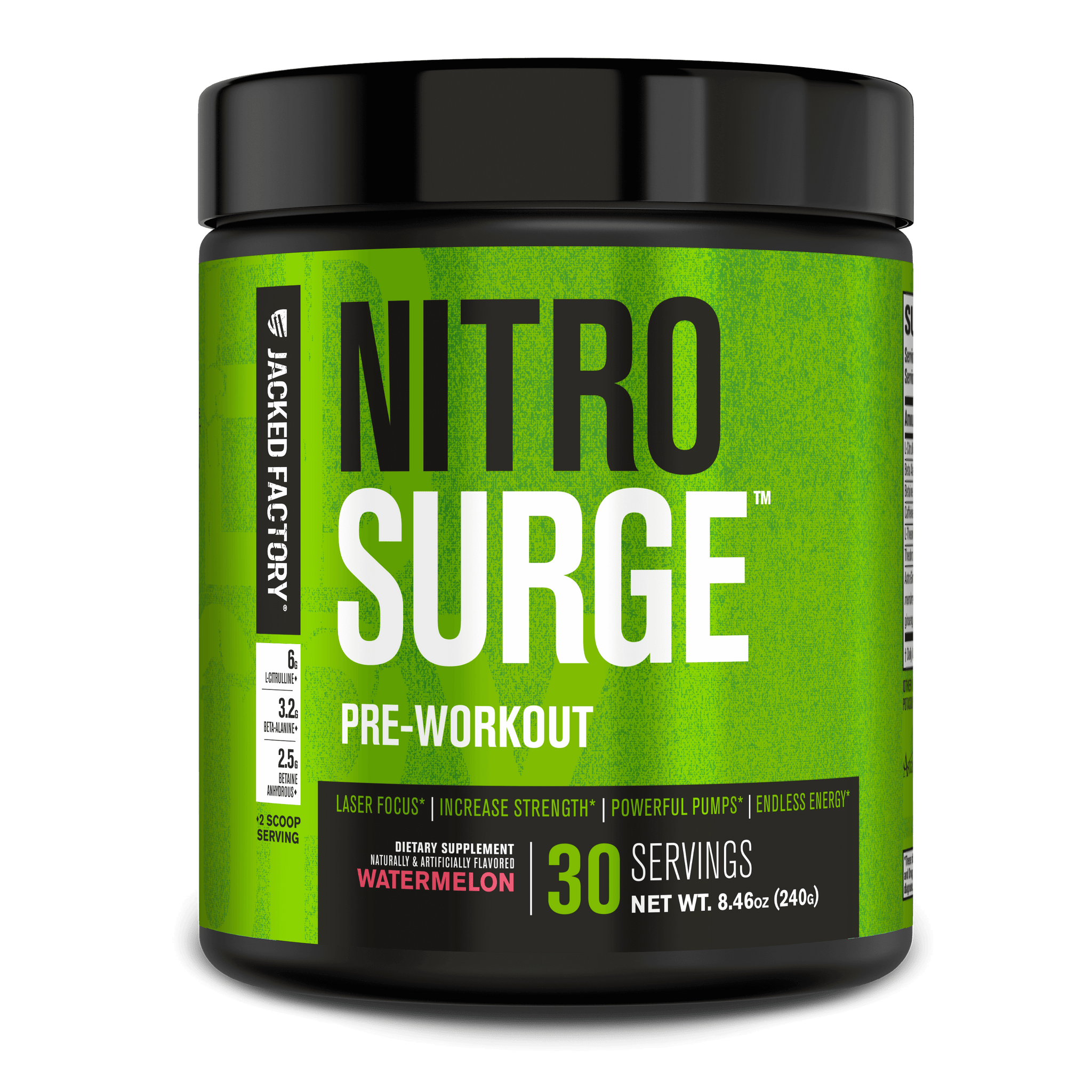 Nitrosurge: creatine-free pre-workout with clinical doses of nitric oxide boosters